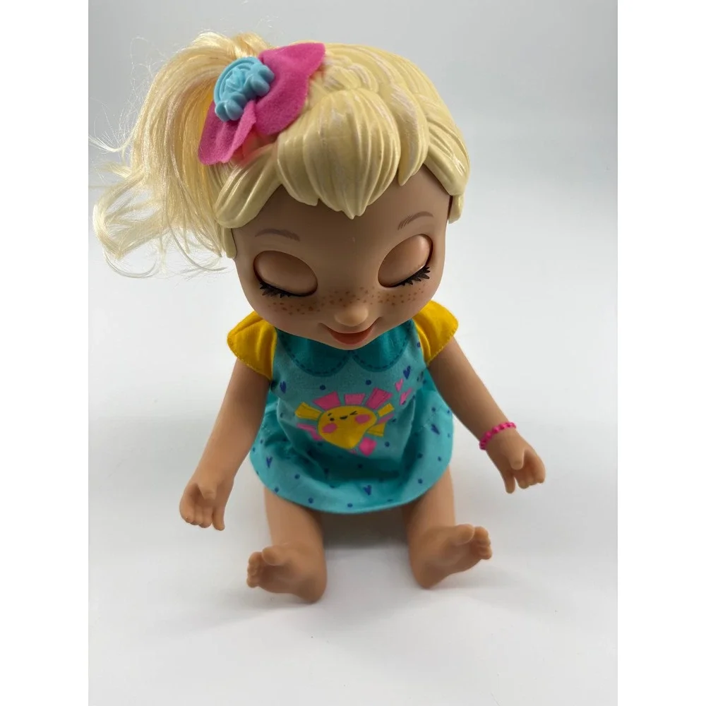 Hasbro Baby Alive Baby Grows Up Happy Hope Interactive Doll E8199 Blonde Works